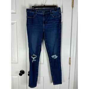 American Eagle Womens Hi Rise Jeggings Size 14 Long